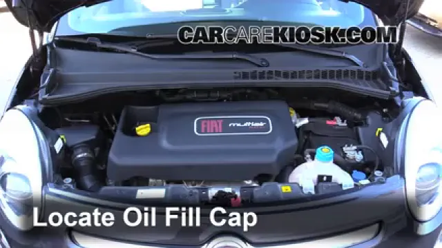 2014 Fiat 500L 1.4L 4 Cyl. Turbo Oil Add Oil